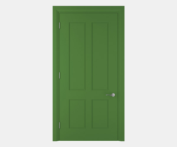 Shadbolt_Darwin_lacquered_panelled_doors_May_Green_RAL_6017