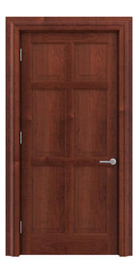 Shadbolt Timeless Type16 hardwood panelled door in American cherry veneer