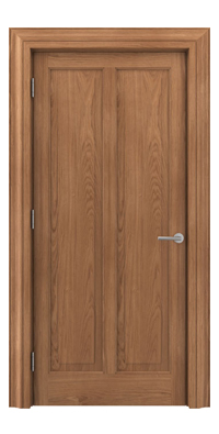 Shadbolt Timeless Type18 hardwood panelled door with European Oak veneer