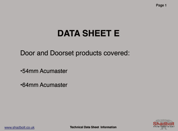 Doorset-Datasheet-E